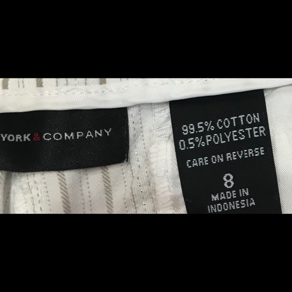 New York & Company Capri pants size 8 - Picture 3 of 4
